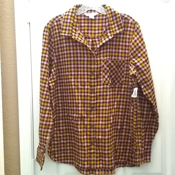 Old Navy Tops - FINAL MARKDOWN Ladies' NWT Old Navy Flannel Top (L)